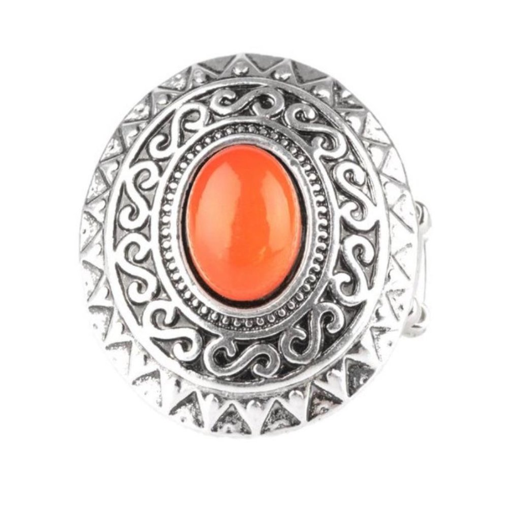 901 ❤️ Hello, Sunshine – Orange Stretchy Ring - Picture 3 of 3